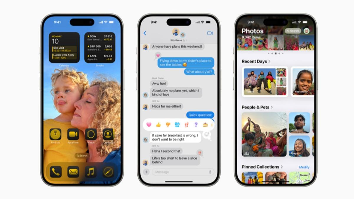 蘋果此前就宣布推出最新作業系統「iOS 18」,最終確認將在17日開放更新。(圖/翻攝自Apple)