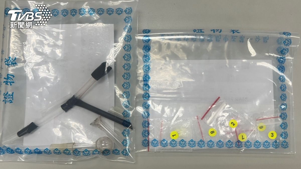 王姓嫌犯另外被警方查獲持有毒品。（圖／TVBS）