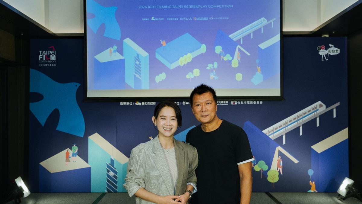 曾寶儀、文化局長蔡詩萍。(圖/影委會提供)