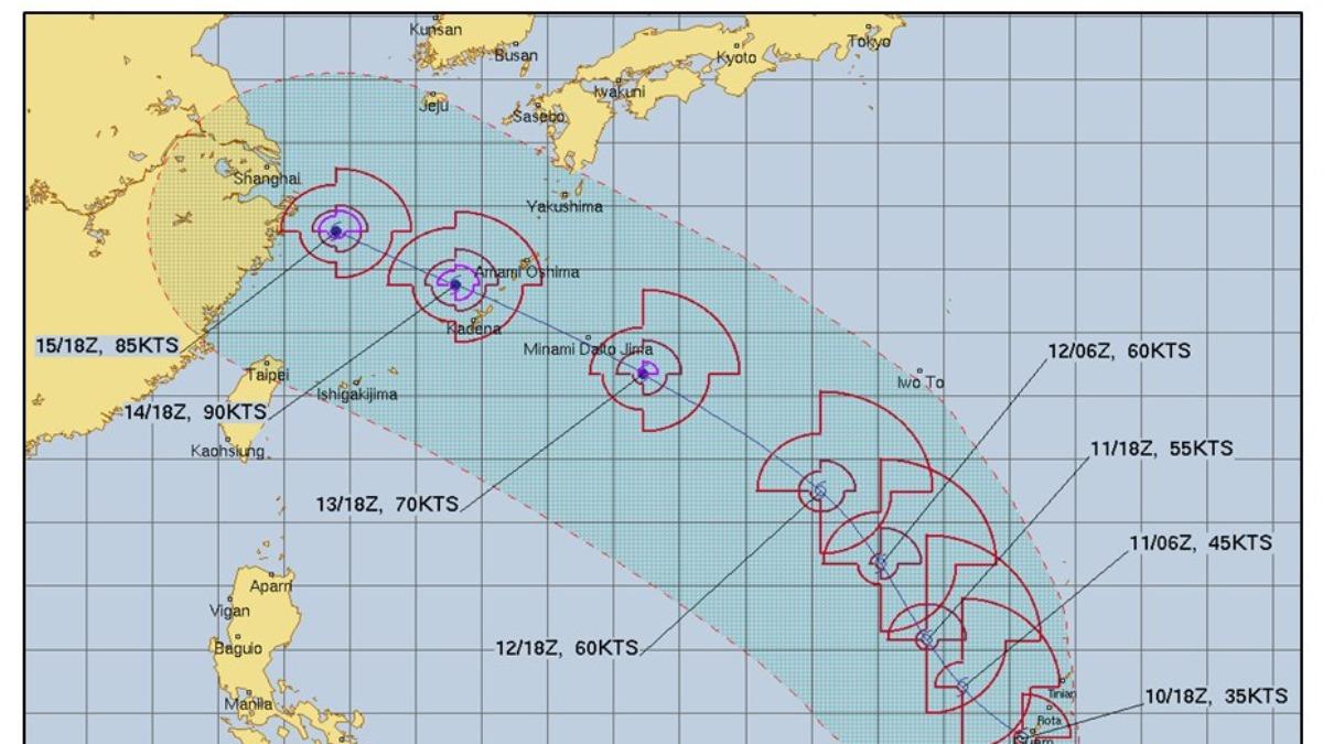 天氣/颱風貝碧佳生成!北部、東北部先迎大雨 最近台灣時間曝
