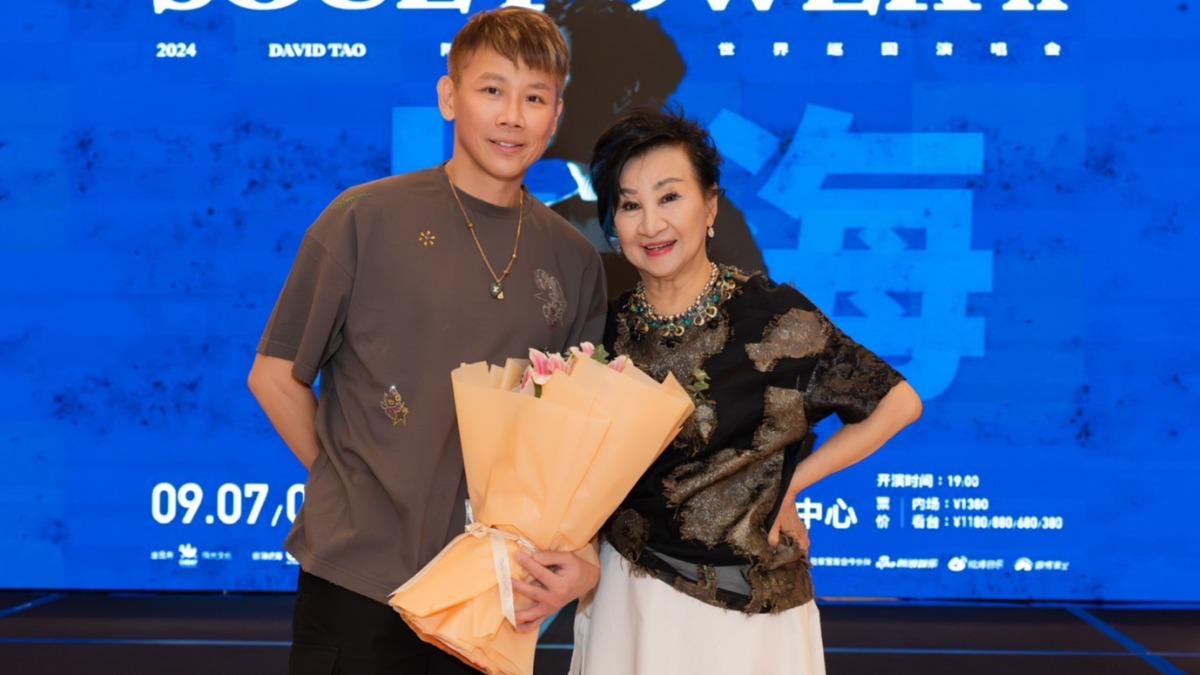 陶喆的媽媽王復蓉也到場欣賞演出。（圖／偉大文化提供）