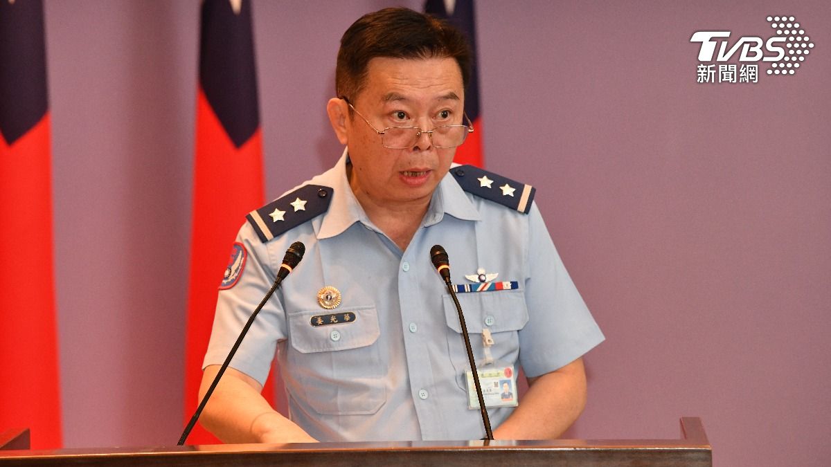 空軍政戰主任姜光華中將。(圖/胡瑞麒攝)