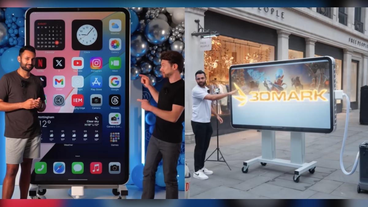 全球最巨大iPhone!2公尺高、200公斤重 這點更勝原版