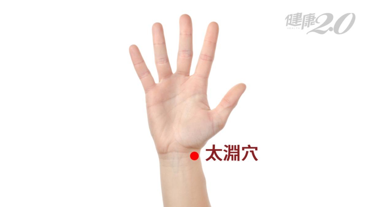 太淵穴。（圖／健康2.0）