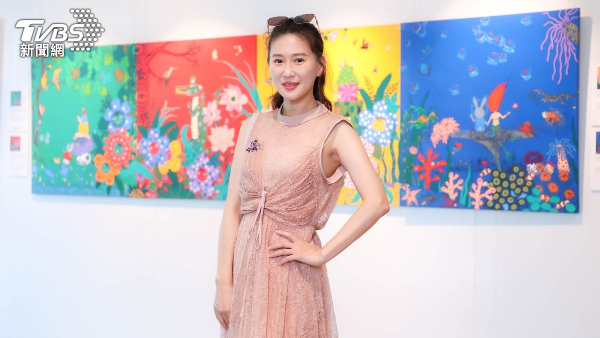 專訪/米凱莉辦畫展完成父親遺願 1天畫10小時骨盆、脊椎全移位