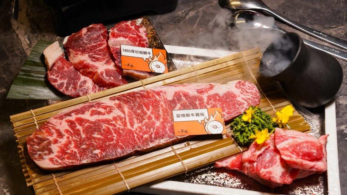 「一底夯燒肉專賣」自助吧吃到飽。(圖/「美食好芃友」提供)