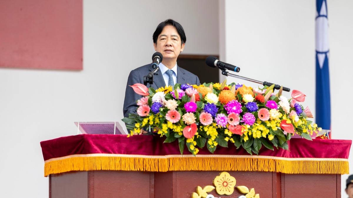首度主持三軍士官新生開學 賴清德:面對中國威脅更要對國家忠誠