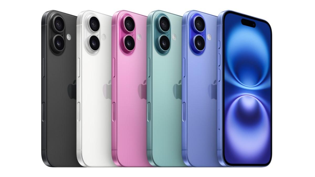 iPhone 16。（圖／翻攝自蘋果官網）