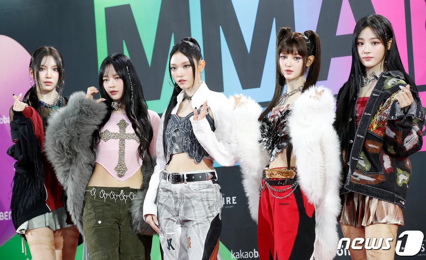 NewJeans要求HYBE在9月25日之前回應她們的訴求。（圖／news1提供