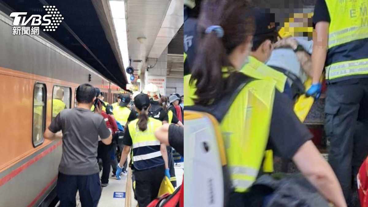 快訊／板橋火車站驚傳落軌　男子受困車底腳部骨折送醫