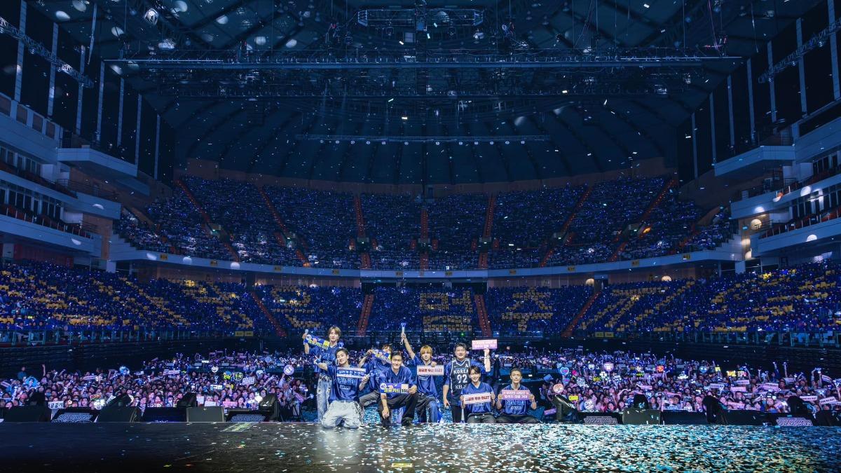 super junior日前連三天在台北小巨蛋開唱。(圖/翻攝自super junior臉書)