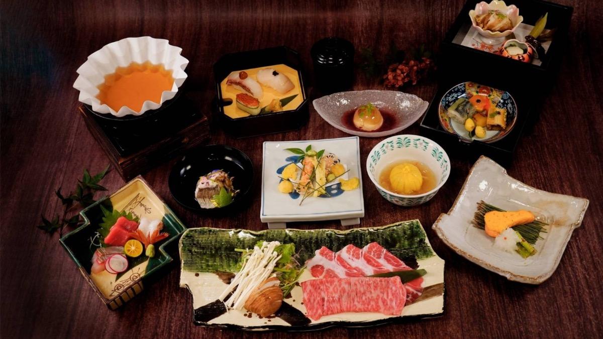 莞固和食推出「秋懷石」新菜單。(圖/莞固和食提供)