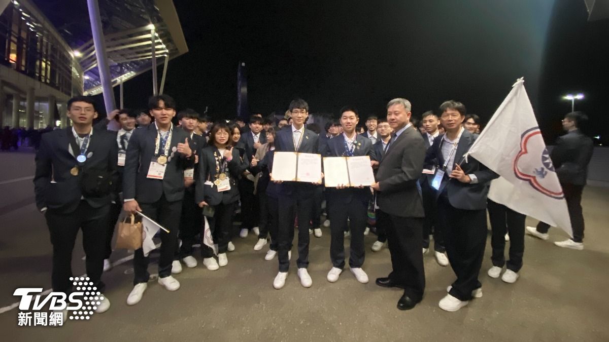 技職教育創佳績!「國際技能競賽」落幕 台灣隊奪2金3銀10銅
