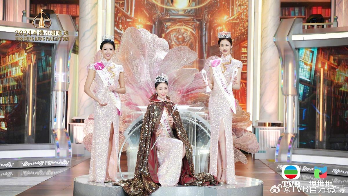 2024香港小姐出爐!「城大李嘉欣」倪樂琳摘后冠 梁嘉莹奪亞軍