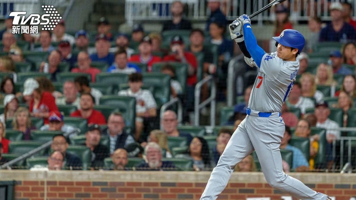 MLB/大谷翔平184K二壘安破蛋 道奇打線回神9:2逆轉勇士