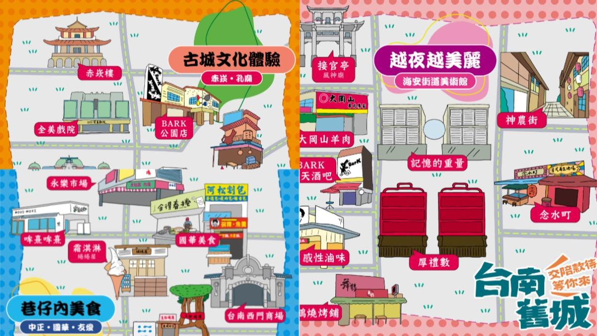 舊城漫遊!「古蹟、美食、夜生活」低碳玩台南 搭電子地圖更方便
