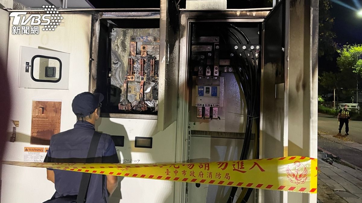台電、消防、警方皆出動。（圖／TVBS）