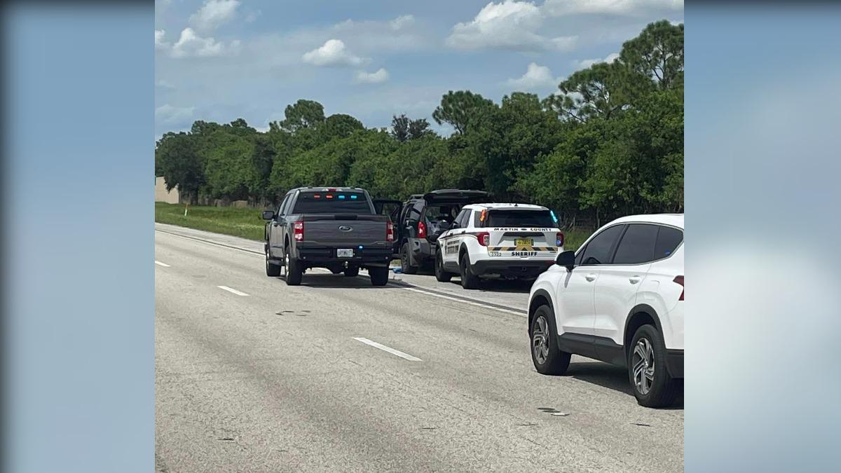 警方公路逮人。（圖／翻攝自 FB Martin County Sheriff's Office）