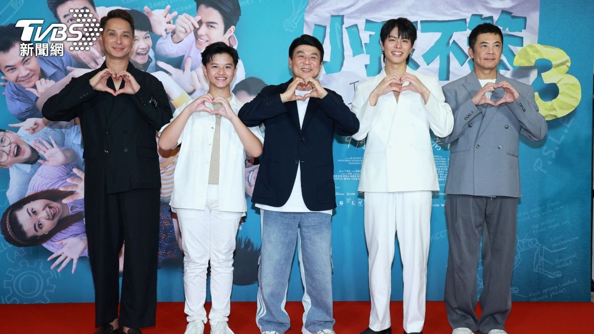 錢翰群、江松恒、梁智強導演、容啟航、曹國輝。(圖/趙世平攝)