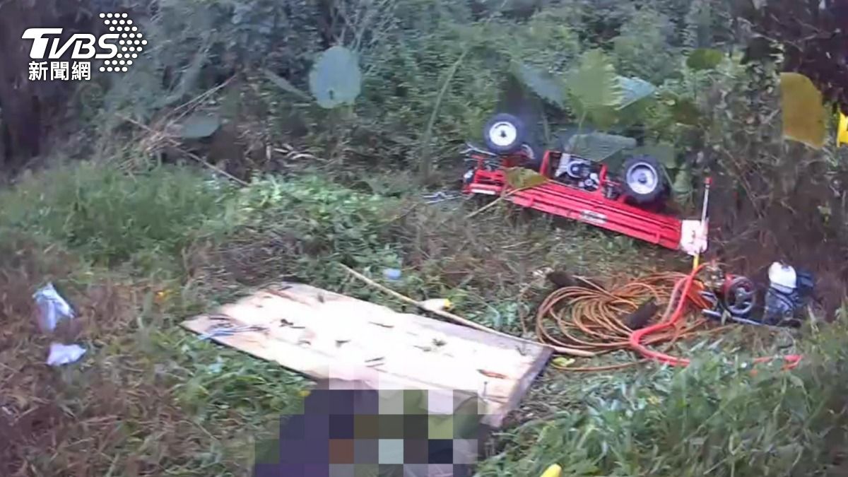 男駕駛農用車翻落邊坡遭重壓亡　中秋無法團圓老父悲痛