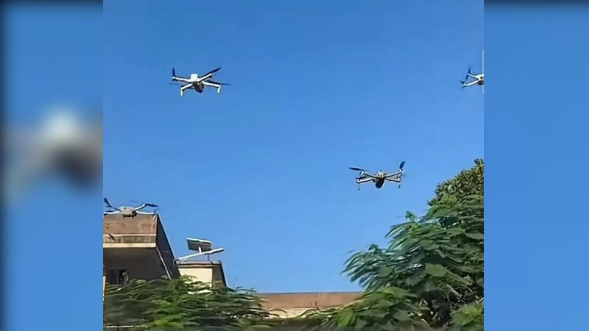 全紅嬋遭多架空拍機直擊他們一舉一動。(圖/翻攝自 微博)