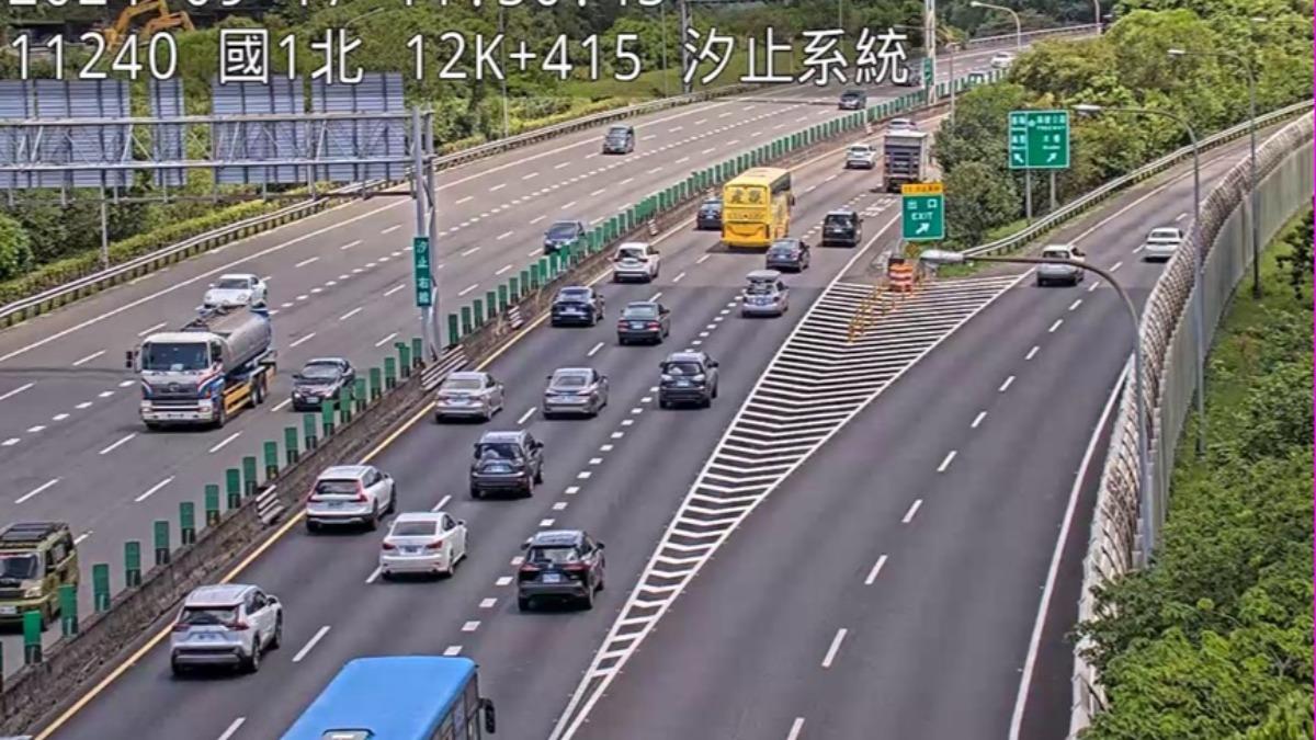 中秋北返車潮湧現！今上午3起事故回堵　5大路段下午壅塞