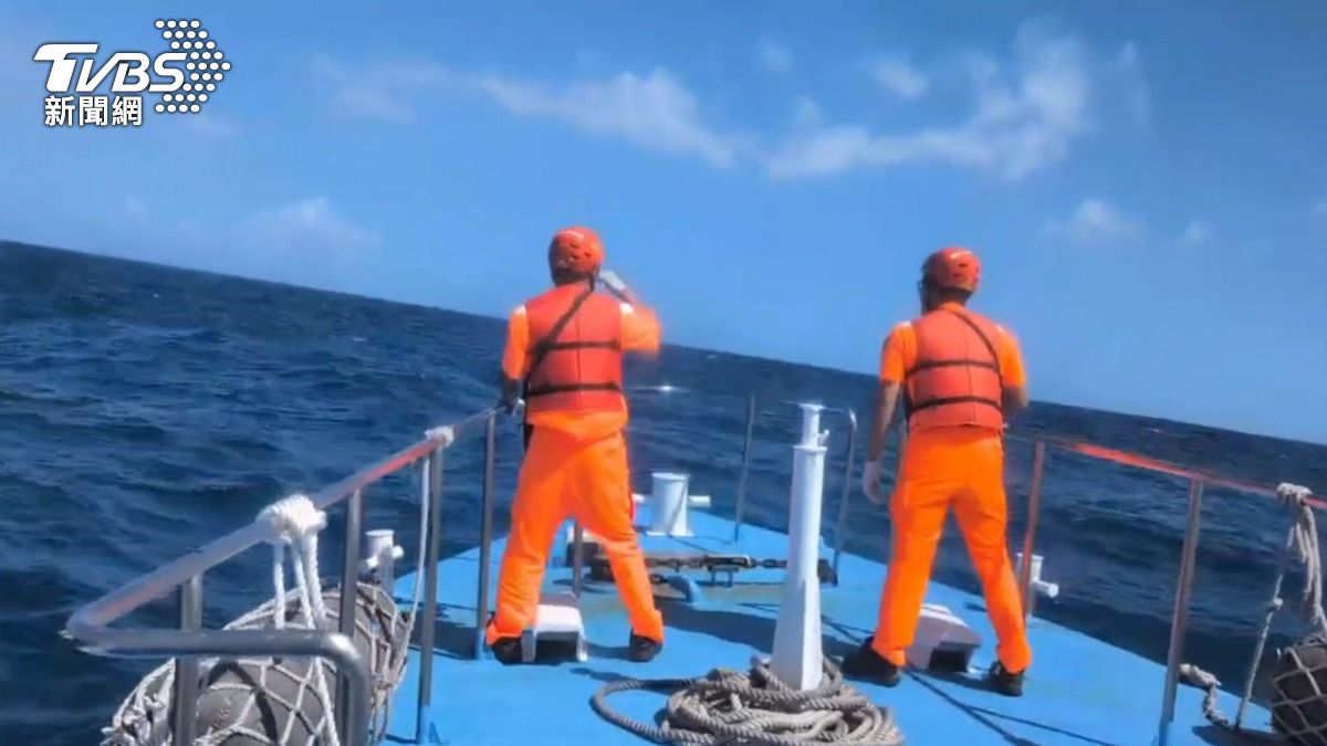 海巡搜尋5小時未果，研判為誤報（圖／TVBS）