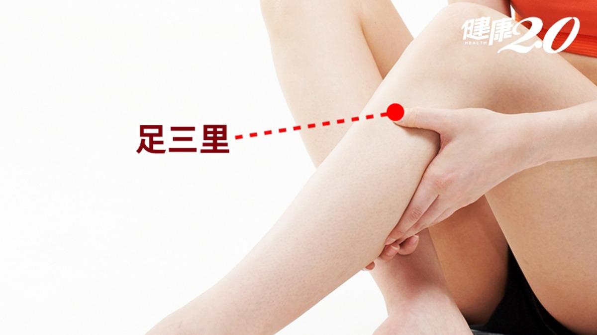 足三里位置。（圖／健康2.0）