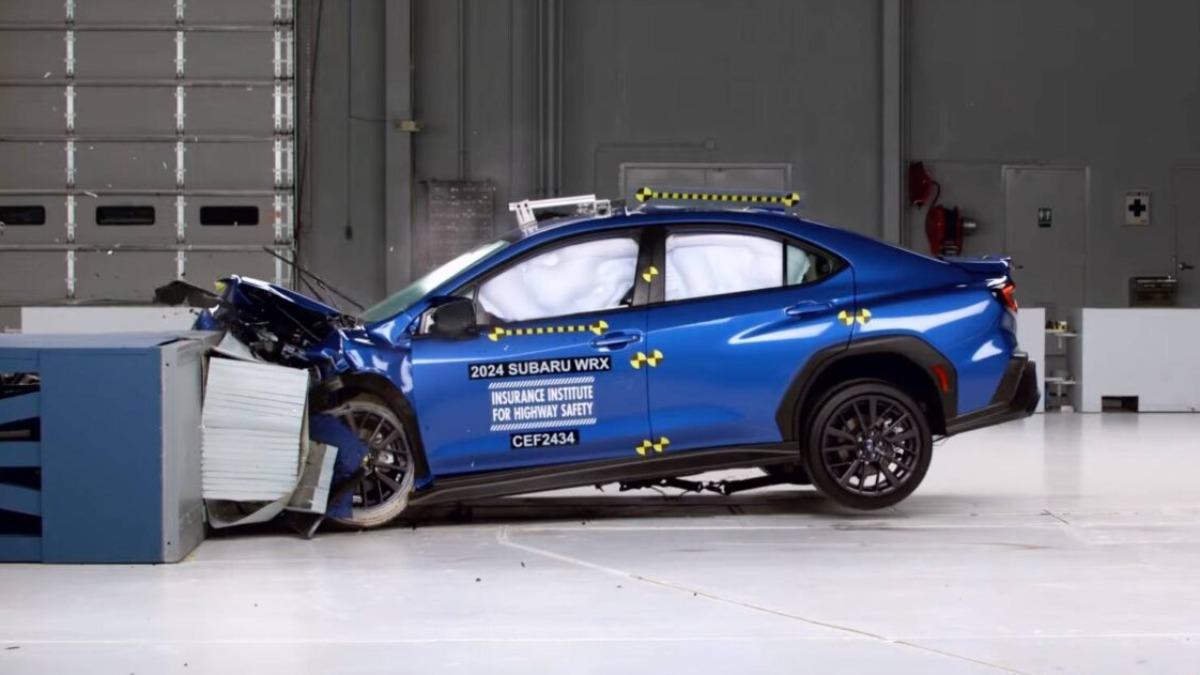 Mini Countryman與Subaru WRX因為部分情形有受傷可能，整體安全評價受到影響。（圖／IIHS）