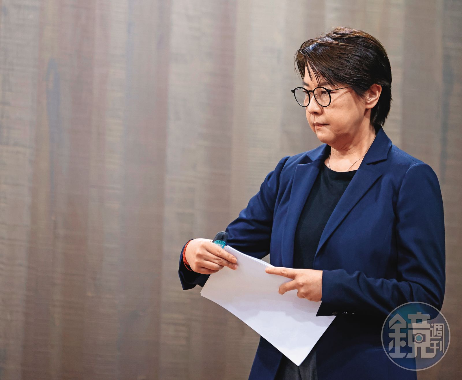 民眾黨立委黃珊珊(圖)召開記者會說明柯文哲相關金流,依舊充滿疑點。(圖/鏡週刊)