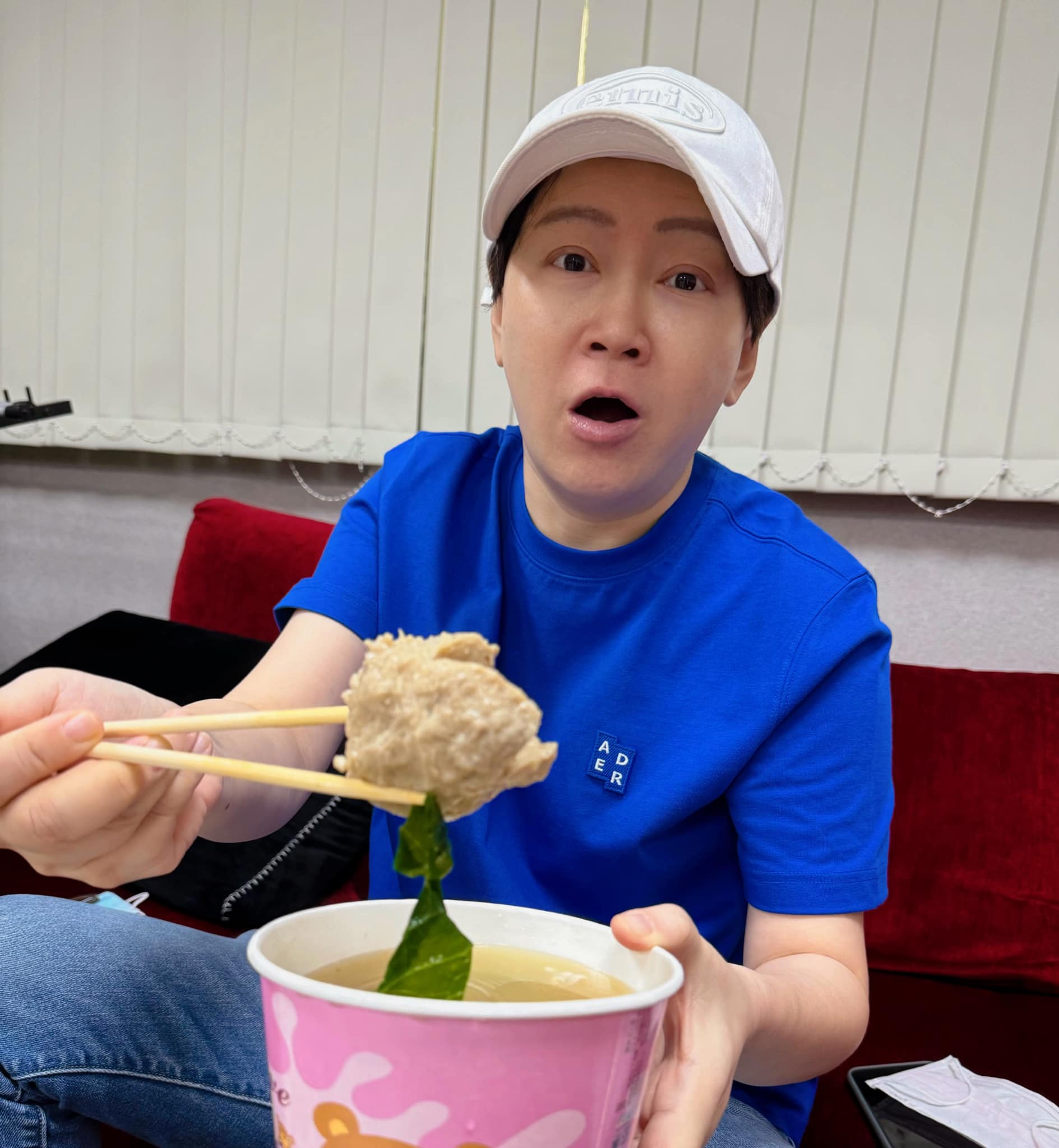 許家蓓8月底露面分享美食。(圖/翻攝自許家蓓臉書)