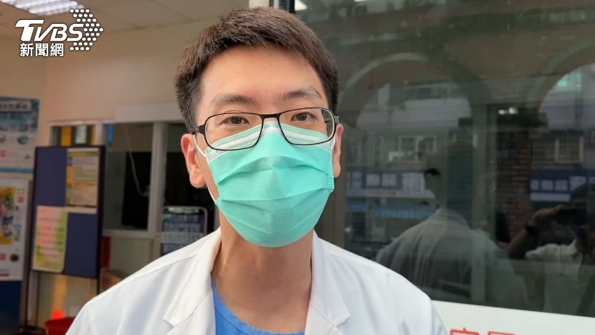 馬偕醫院急診科主任劉恩睿。（圖／TVBS）