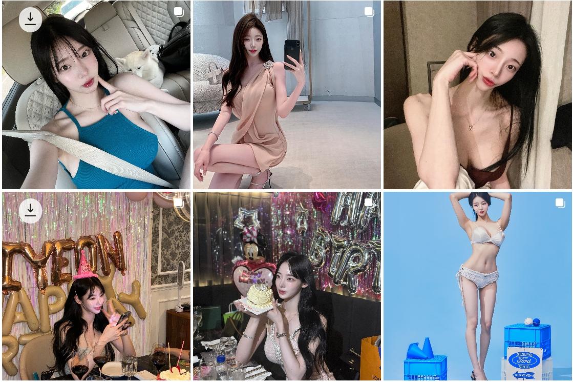 智妍為韓國的BJ(成人直播主)。(圖/翻攝自o_8.6 IG)