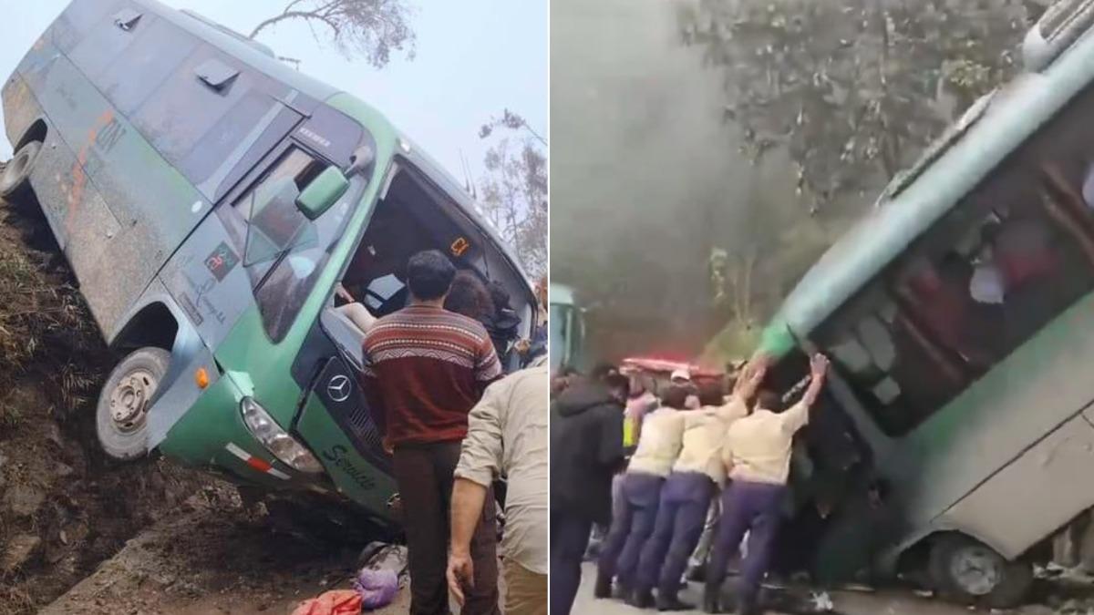車頭全毀!秘魯馬丘比丘驚傳「巴士摔下坡」 31傷含1台灣旅客