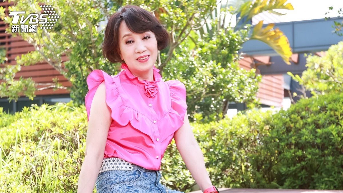 林淑容因類固醇治療,導致臉型也一度變得水腫。(圖/趙世平攝)