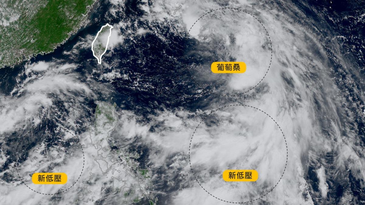 天氣/「新低壓」週末恐襲台!2地區防雨彈 美模式估有望變颱風