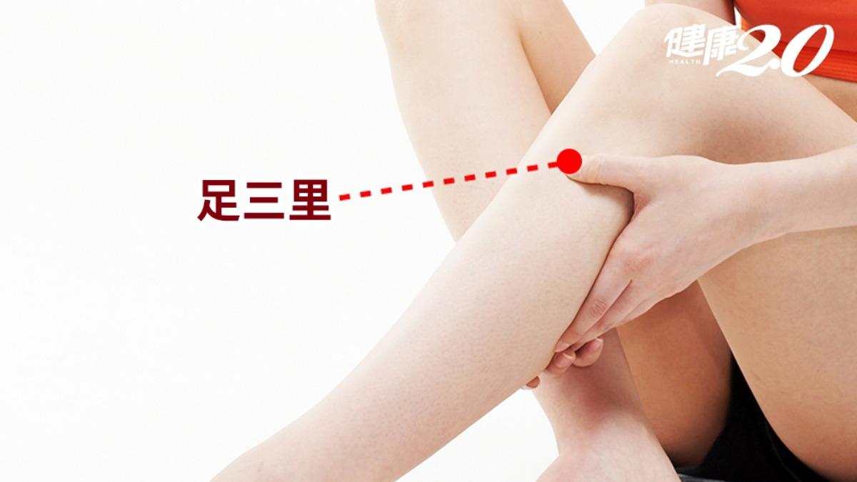 足三里穴位置。(圖/健康2.0)