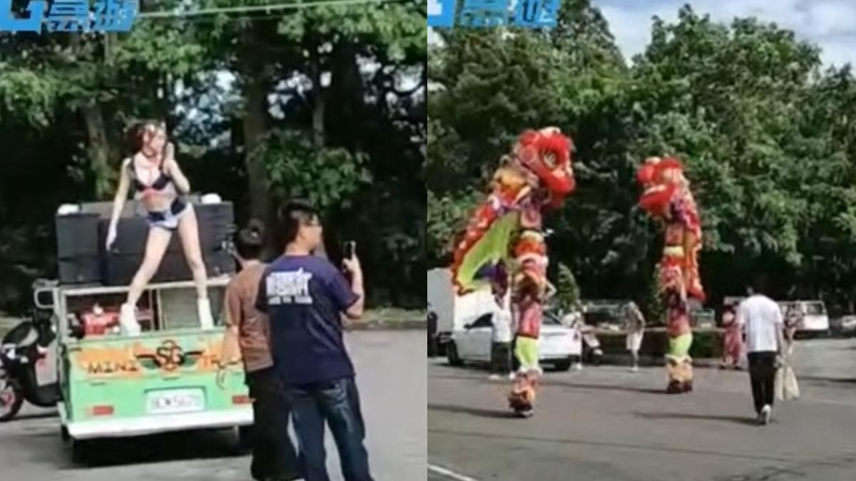 有片/幫麻吉接風!台中監獄前找舞獅、女郎開跳 法院不罰警抗告