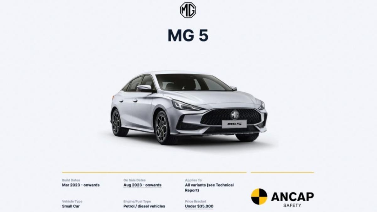 MG5的總體評價為0星，ANCAP執行長Carla Hoorweg則回應道，車輛安全配備的多寡不應影響到對消費者安全的承諾，並強調安全配備應該優先於其他舒適性配置。（圖／ ANCAP提供）