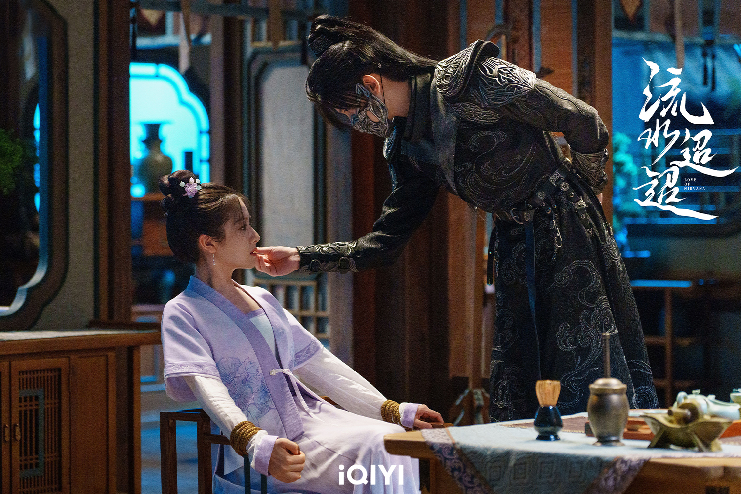 任嘉倫戲裡心狠手辣,對李蘭迪下毒又狠刺。(圖/iQIYI國際站提供)