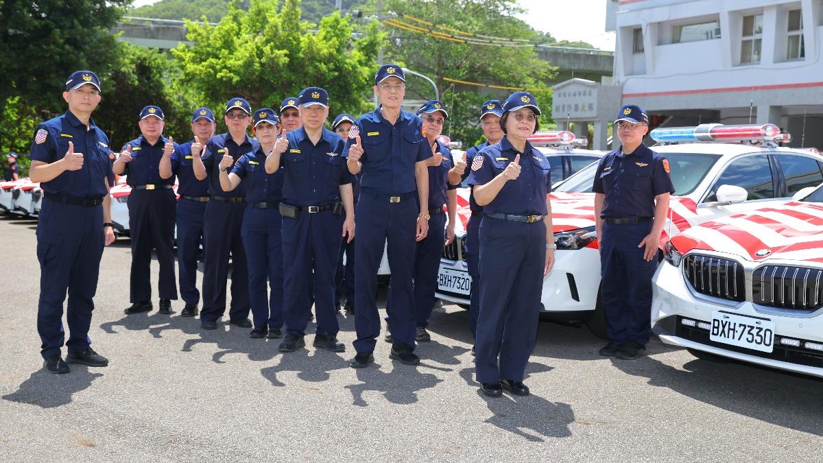 國道警表示,該車除了優異性能以外,更能增加警員執勤時的安全。(圖/國道警局提供)