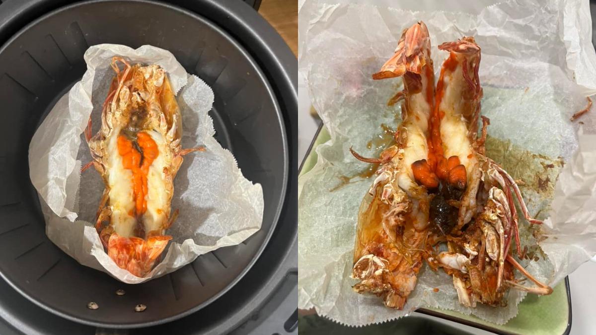 烹煮過後變成橘色的蝦膏。(圖/翻攝自臉書)