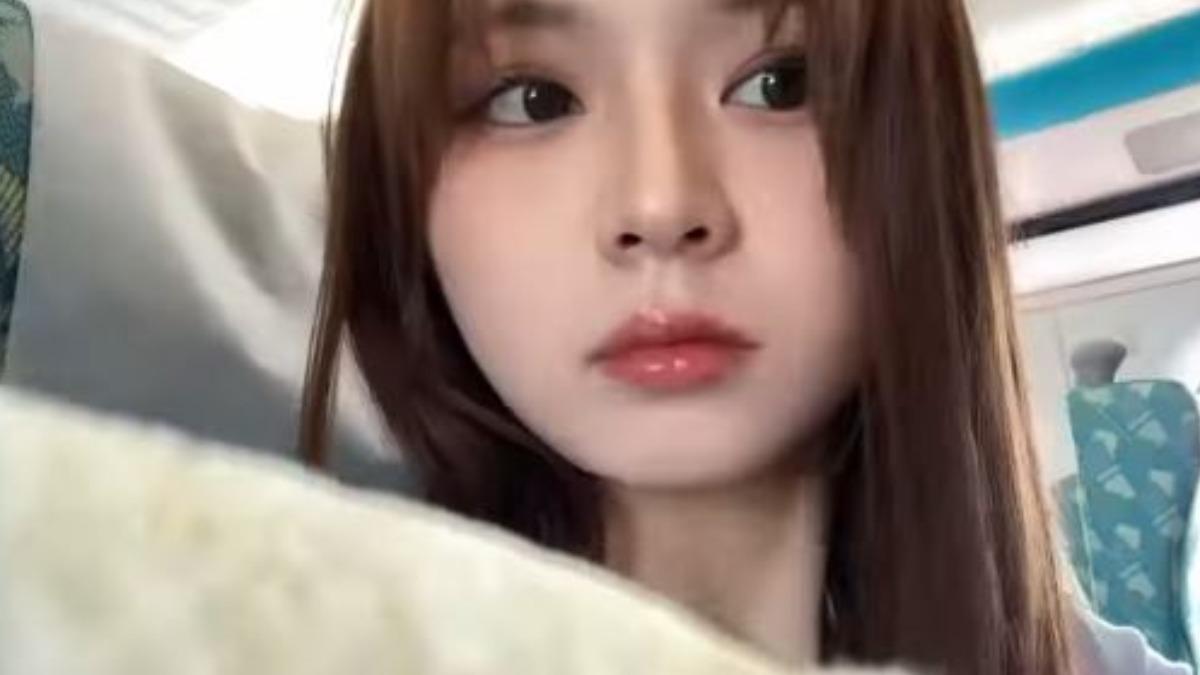 高鐵自拍10秒…「正妹星二代」仙到破表 2萬人看暈:好像子瑜