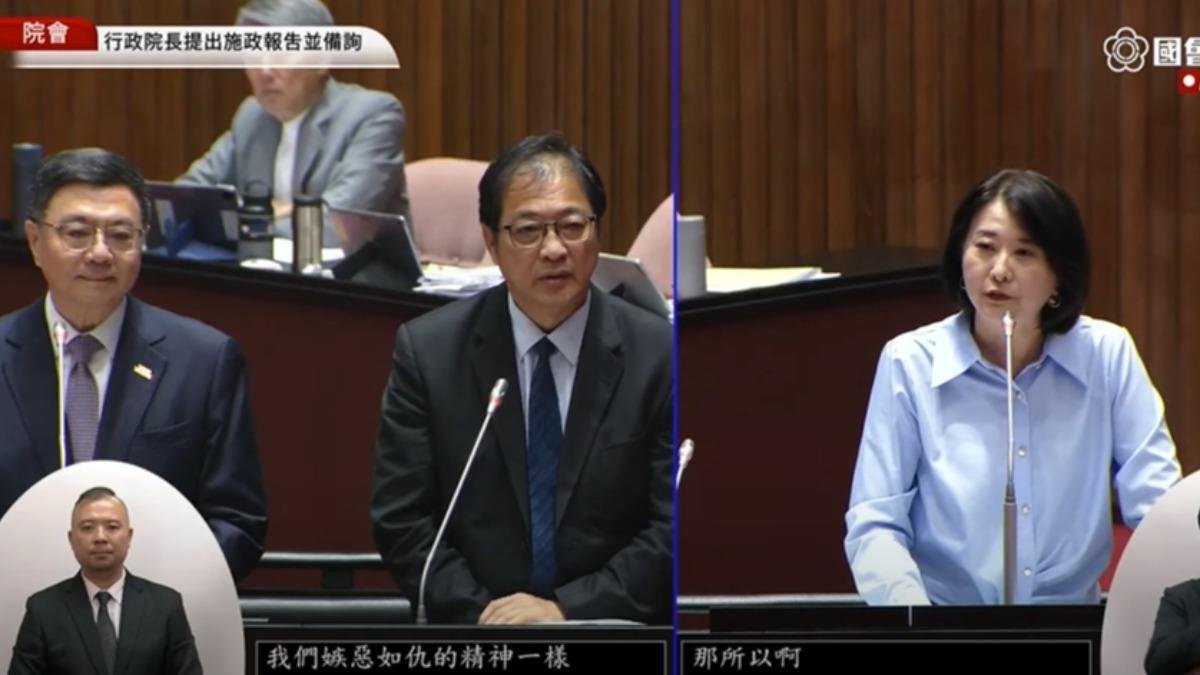 37死囚掰了?王鴻薇問何時執行「死刑」 卓榮泰給這答案
