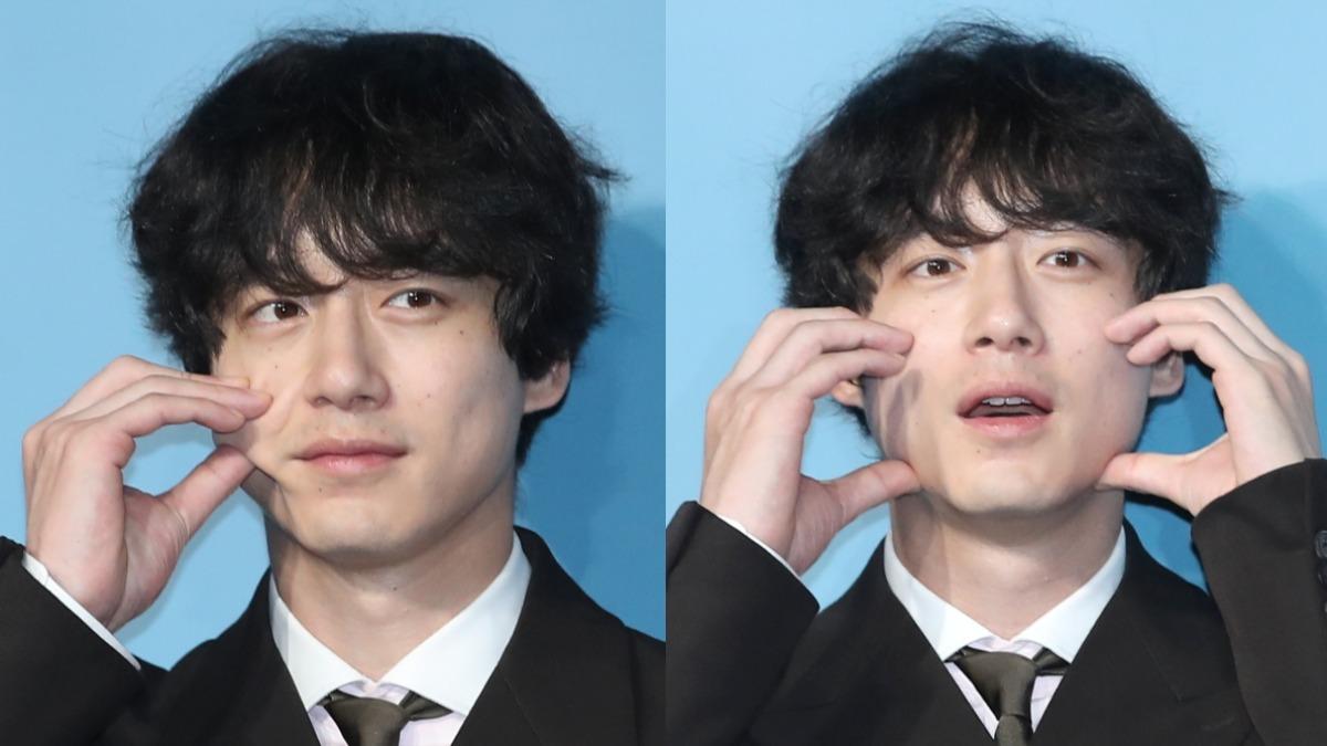 坂口健太郎反攻韓國！自創超萌扁臉愛心　李世榮爆料：男人也愛他