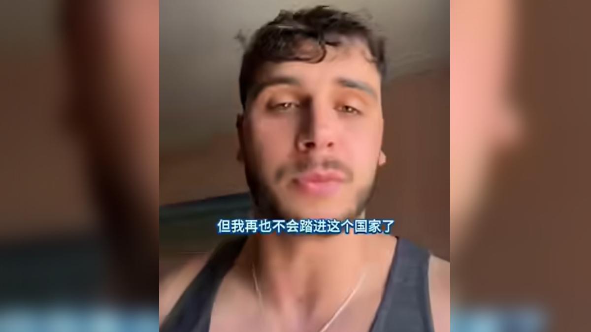 法國男子表示不會再踏進中國。（圖／翻攝自 微博）