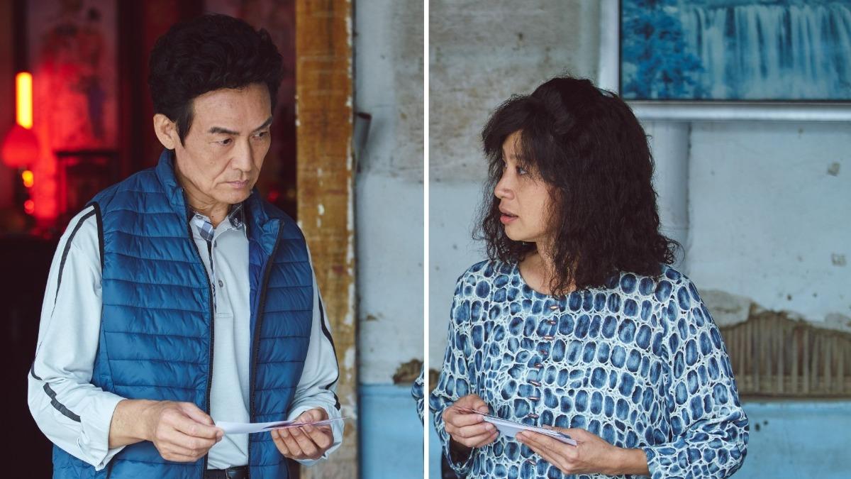 《在光裏的人》霍正奇(左)、黃采儀演夫妻。(圖/大愛提供)