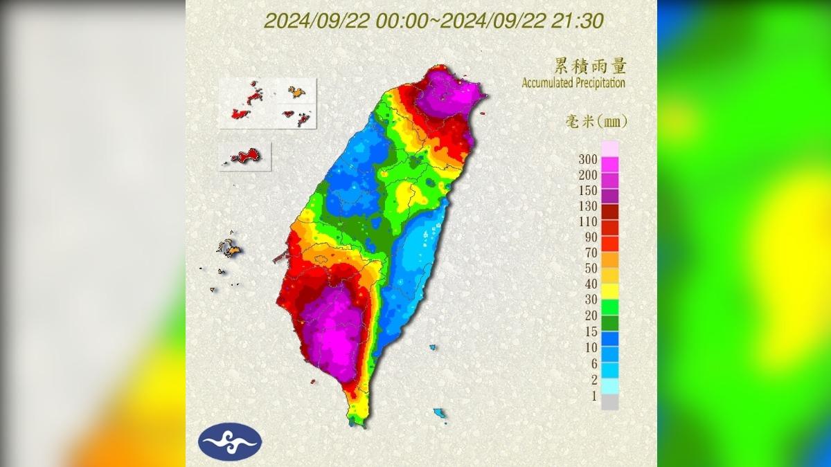雨彈狂灌這地「2天破400毫米」 氣象粉專驚:媲美颱風等級