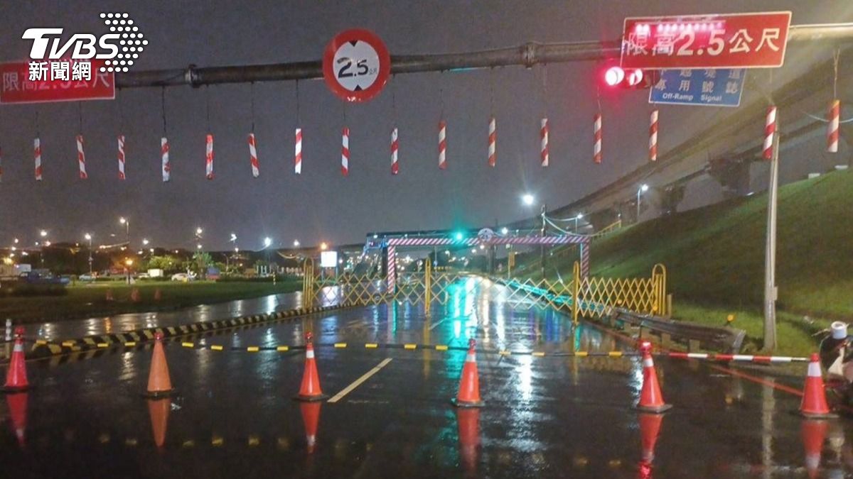 明上班上課注意!新北二重疏洪道暴雨積水「擴大管制封閉」
