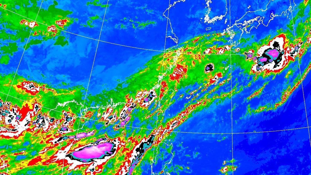 天氣／又有熱帶系統發展？周四起東部、北部有雨　一圖看降雨熱區